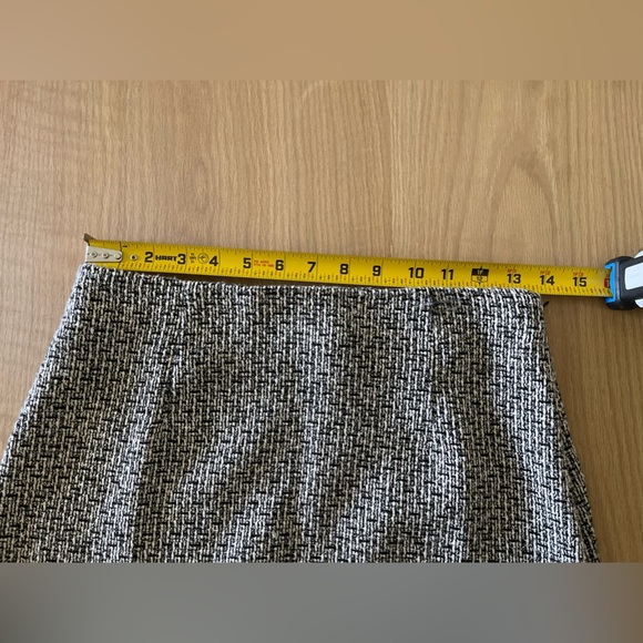 MINK PINK| Gray Tweed Mini Skirt with Intentional Frayed Raw Hem—Revolve••• - Picture 7 of 8